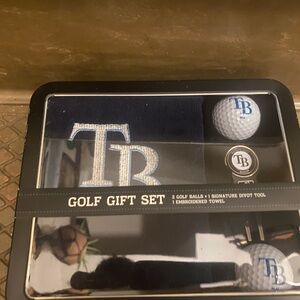 Tampa Bay Rays Golf Gift Set - Black and White